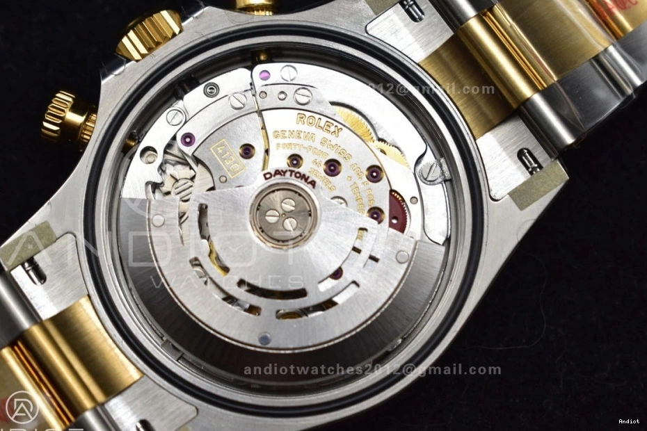 Clean Diamond on 116503 Of Bracelet Dial YG Best Edition Daytona Mother SS 1:1 Pearl V2 White SA4130 0119